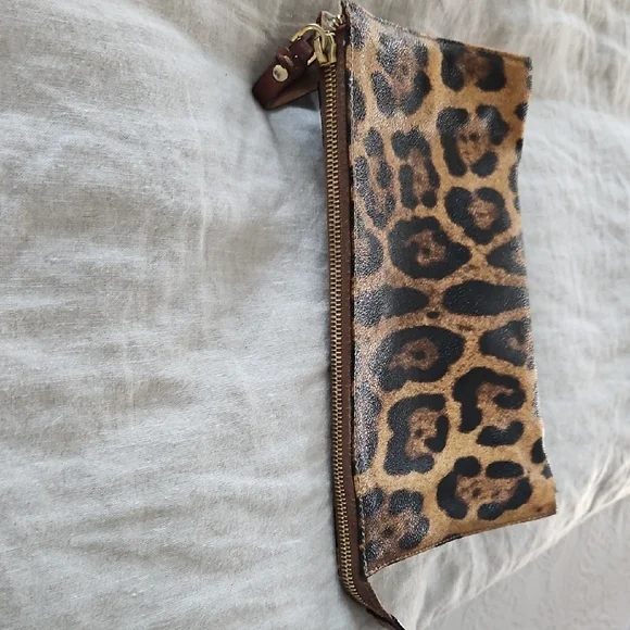 Dolce & Gabbana Leopard Print Clutch Wristlet - Picture 8 of 12